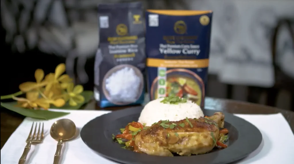 Yellow curry baked chicken casserole