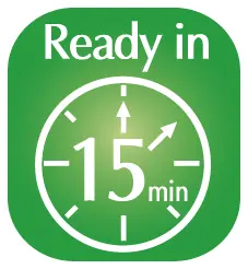 Ready in 15 min