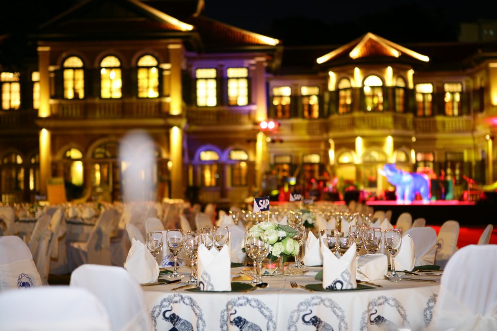 Blue elephant event
