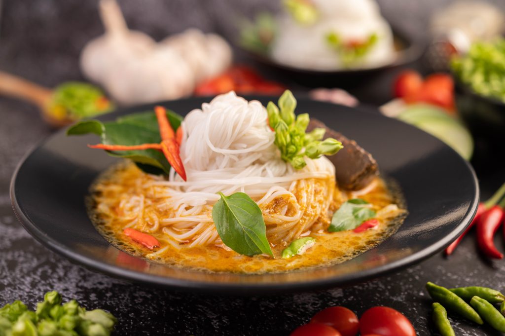 Khanom Chin-ancient Thai breakfast