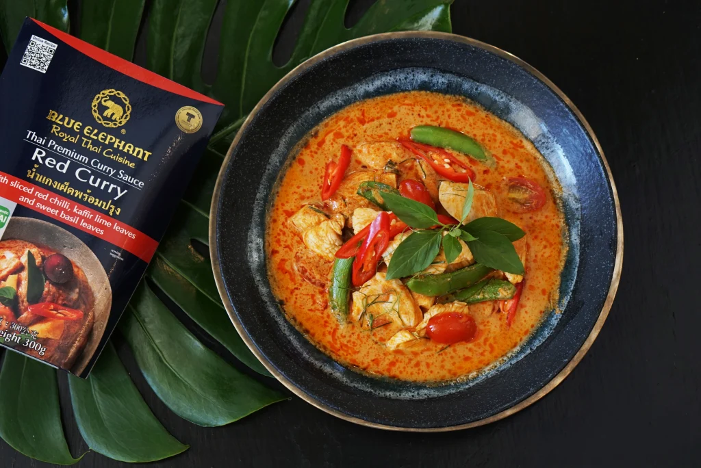 Thai red curry Blue elephant